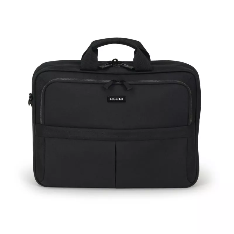 DICOTA Top Traveller Scale - Funda para portátil 12-14.1 pulgadas - Negro / PET reciclado 600d