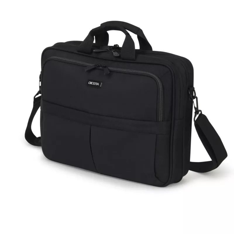 DICOTA Top Traveller Scale - Funda para portátil 12-14.1 pulgadas - Negro / PET reciclado 600d