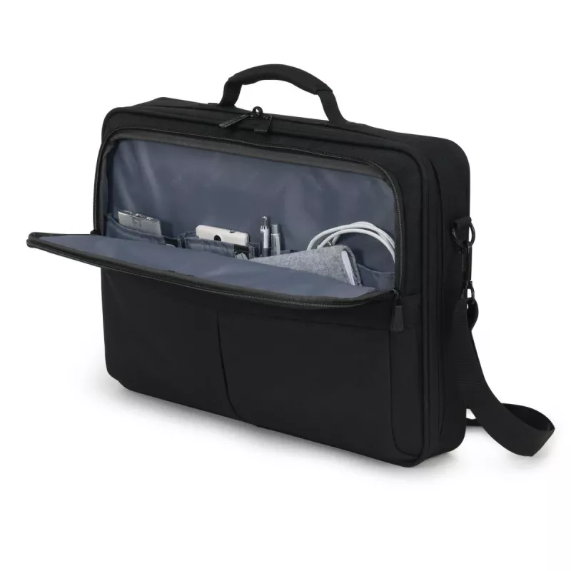 DICOTA Eco Multi Scale - Funda para portátil 15-17,3 pulgadas - Negro / PET reciclado 600d
