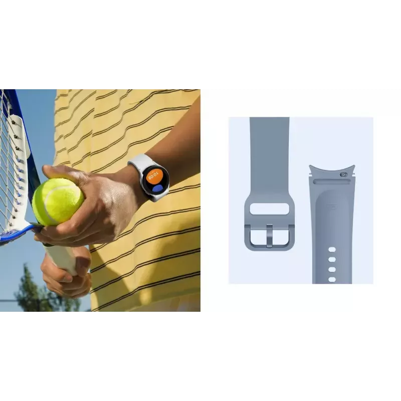 Samsung ET-SFR86SBEGEU Correa para dispositivo wearable inteligente Negra Fluoroelastómero
