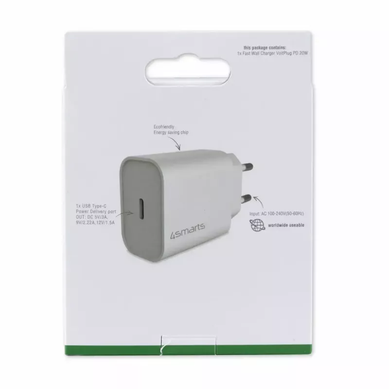 Cargador de interior 4smarts 465575 Universal Blanco USB