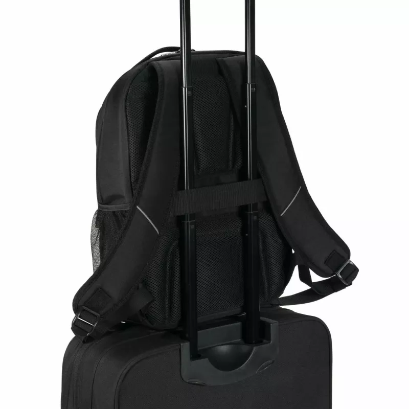 DICOTA Eco Core - Mochila para portátil 15-17.3in - Negro / 300d 100% poliéster PET reciclado