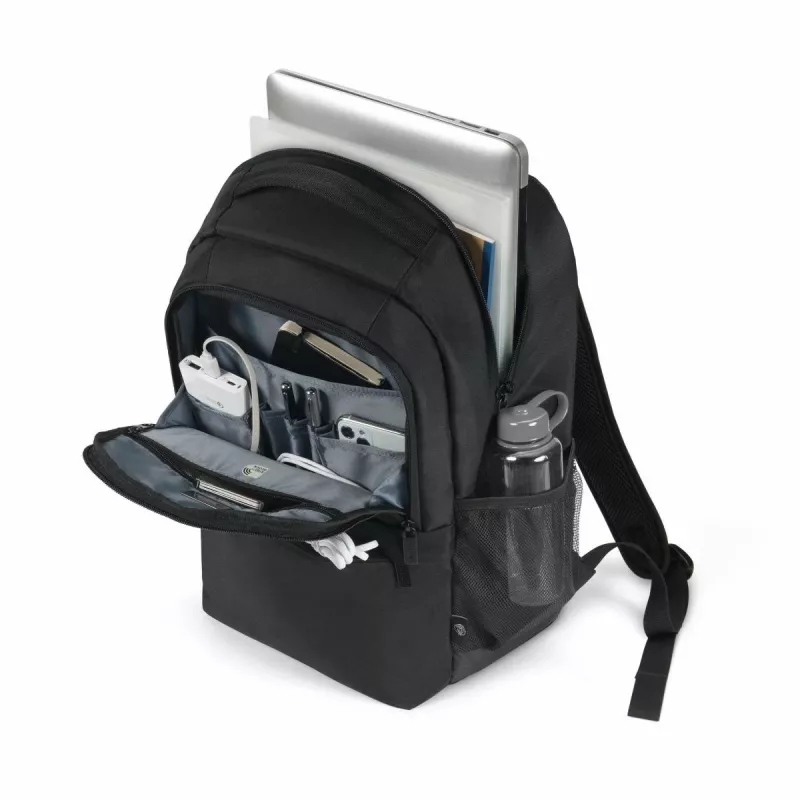DICOTA Eco Core - Mochila para portátil 15-17.3in - Negro / 300d 100% poliéster PET reciclado