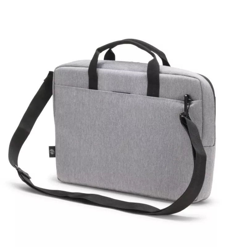 DICOTA slim Eco Motion - Funda para portátil 14-15.6in - Gris claro / 600d Rpe poliéster