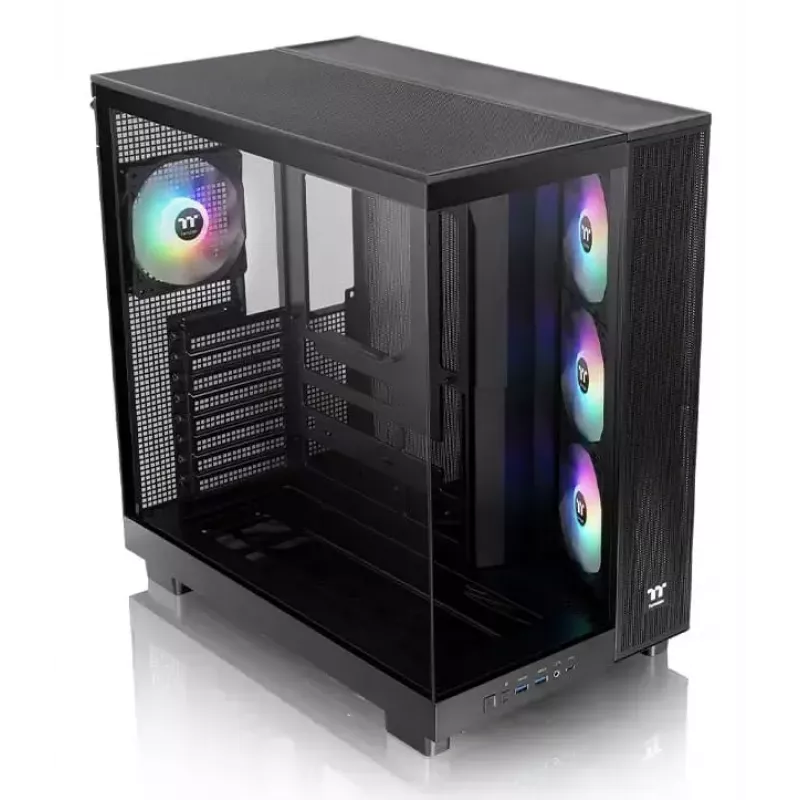 Caja para PC Thermaltake View 380 XL TG ARGB Midi Tower Negro