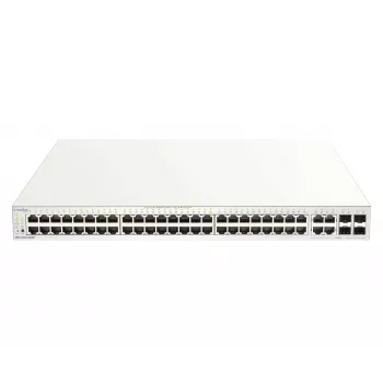 Switch Gigabit PoE+ Nuclias Smart Managed de 52 puertos D-Link con 4 puertos combo 1G, 370W