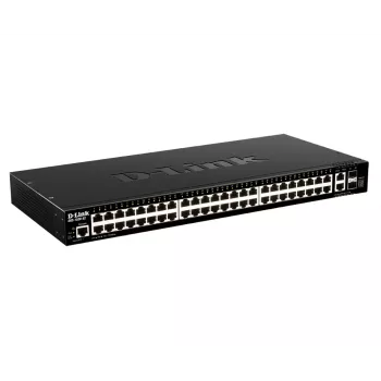 Switch de red D-Link DGS-1520-52/E Managed L3 10G Ethernet (100/1000/10000) 1U negro