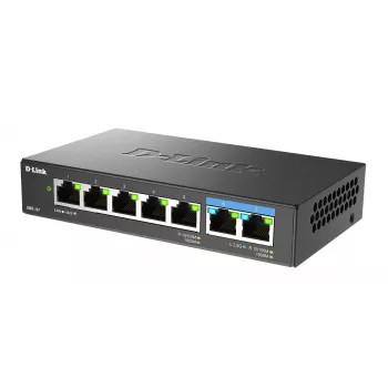 Switch no gestionado Multi-Gigabit de 7 puertos D-Link