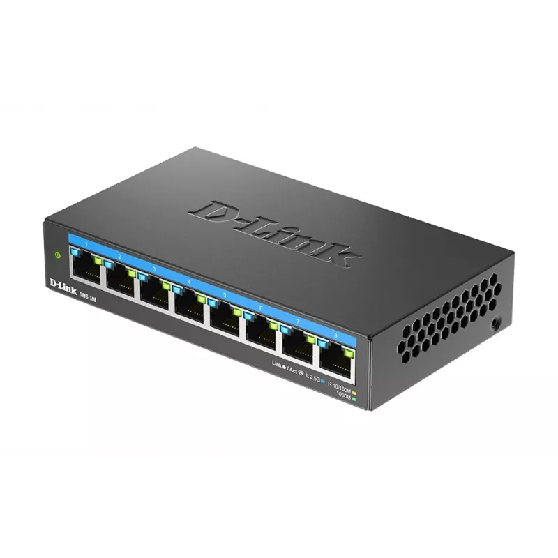 Switch no gestionado D-Link DMS-108/E 8 puertos 2.5G Ethernet 40 Gbit/s