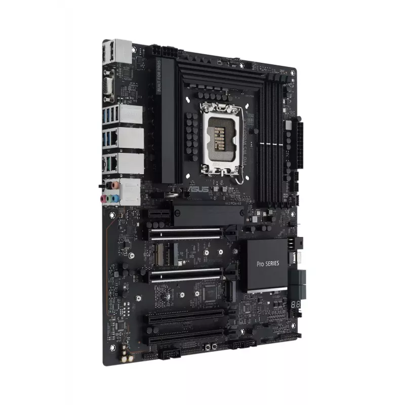 ASUS PRO WS W680-ACE placa base, Intel W680, LGA 1700, ATX, DDR5 ECC hasta 128 GB, M.2 NVMe, RAID 0/1/5/10, 2x LAN de 2,5 Gigabit, USB-C 3.2 Gen 2x2