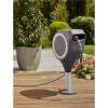 Caja para manguera de terraza Gardena RollUp S, 15 m, blanco / gris