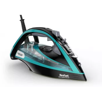 Tefal Ultimate Pure FV9844 Plancha en seco y vapor suela Durilium Autoclean 3200 W Negro, Azul
