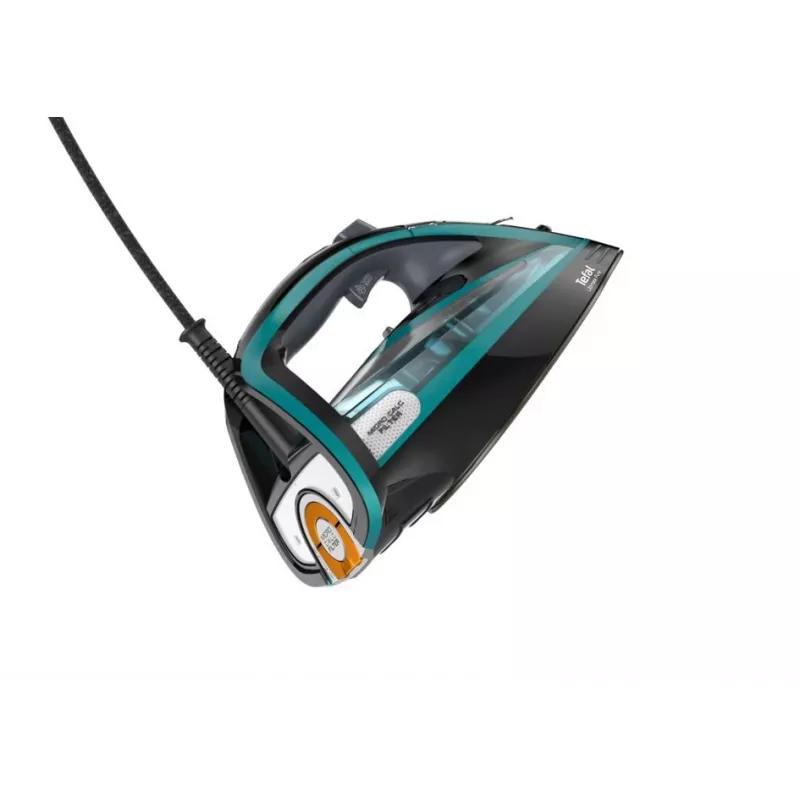 Tefal Ultimate Pure FV9844 Plancha en seco y vapor suela Durilium Autoclean 3200 W Negro, Azul