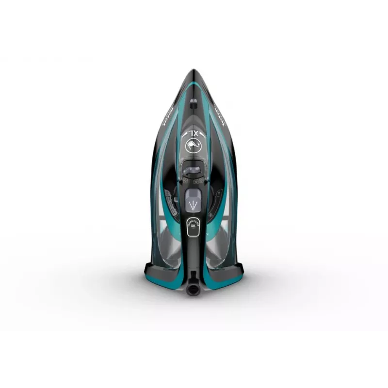 Tefal Ultimate Pure FV9844 Plancha en seco y vapor suela Durilium Autoclean 3200 W Negro, Azul