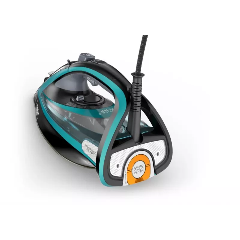Tefal Ultimate Pure FV9844 Plancha en seco y vapor suela Durilium Autoclean 3200 W Negro, Azul