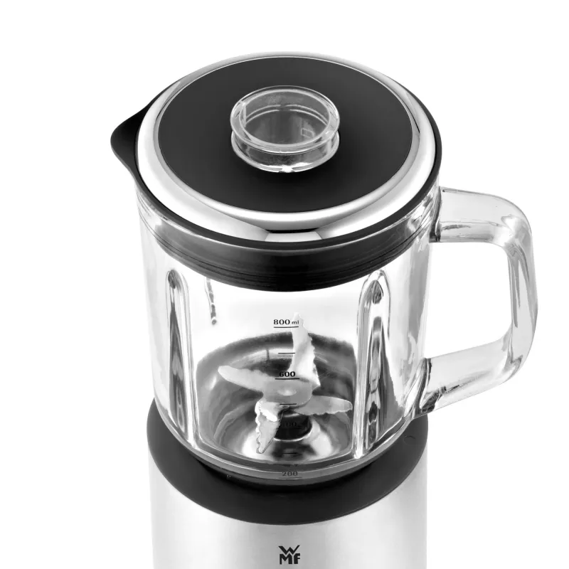 WMF KITCHENminis 0416490011 0,8 L Batidora de mesa 400 W Negro, Acero inoxidable, Transparente
