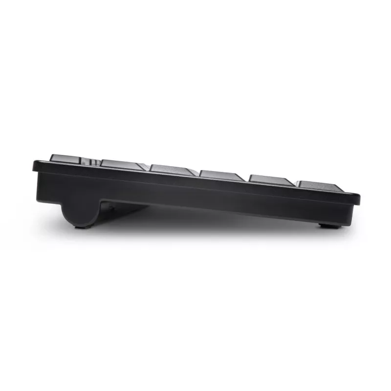 Kensington Pro Fit Wireless Desktop - Alemania, tamaño completo (100%), Inalámbrico, RF inalámbrico, QWERTZ, Negro, ratón incluido