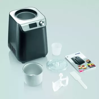 Máquina de helados Severin EZ 7407 1,2 L 135 W Negro Acero inoxidable