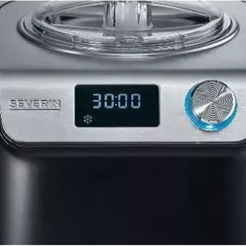 Máquina de helados Severin EZ 7407 1,2 L 135 W Negro Acero inoxidable