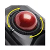Kensington Expert Ratón trackball inalámbrico, ambidiestro, óptico, RF inalámbrico + Bluetooth, 400 DPI, Negro