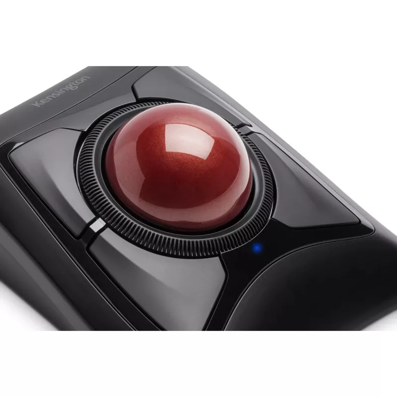 Kensington Expert Ratón trackball inalámbrico, ambidiestro, óptico, RF inalámbrico + Bluetooth, 400 DPI, Negro