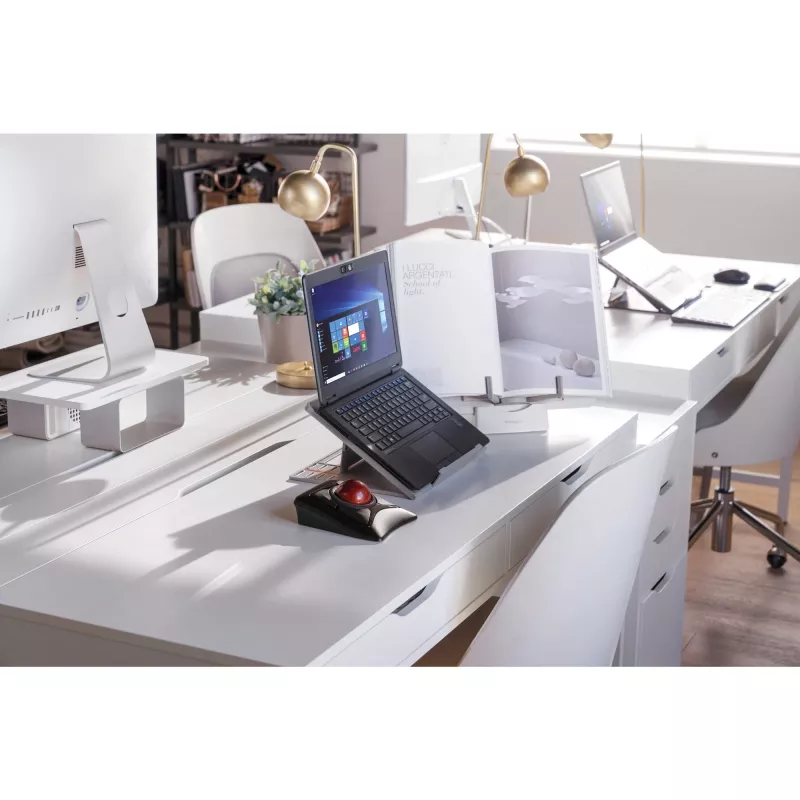 Kensington Expert Ratón trackball inalámbrico, ambidiestro, óptico, RF inalámbrico + Bluetooth, 400 DPI, Negro