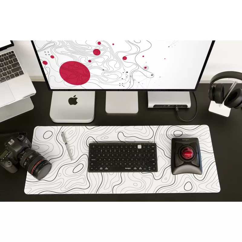 Kensington Expert Ratón trackball inalámbrico, ambidiestro, óptico, RF inalámbrico + Bluetooth, 400 DPI, Negro