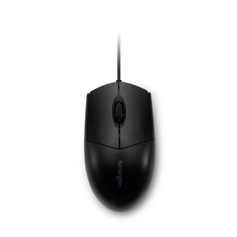 Ratón Kensington Pro Fit con cable, lavable, ambidiestro, óptico, USB, 1600 DPI, negro