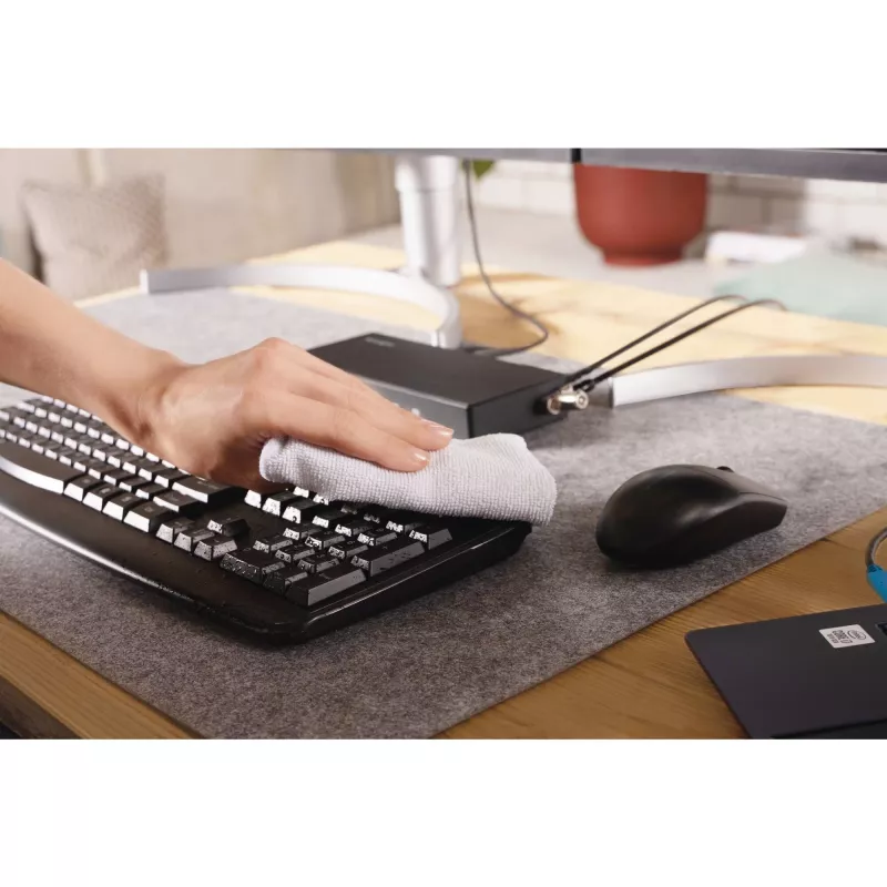 Ratón Kensington Pro Fit con cable, lavable, ambidiestro, óptico, USB, 1600 DPI, negro