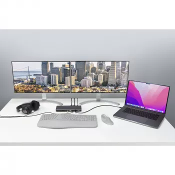 Estación de acoplamiento Kensington SD5760T Thunderbolt 4 Dual 4K con alimentación de 96W