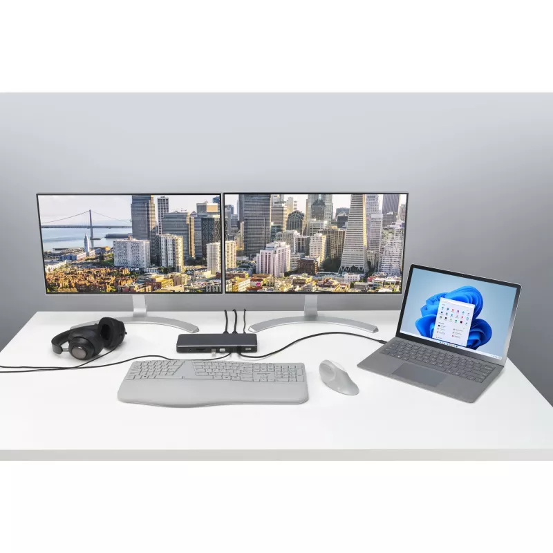 Estación de acoplamiento Kensington SD5760T Thunderbolt 4 Dual 4K con alimentación de 96W