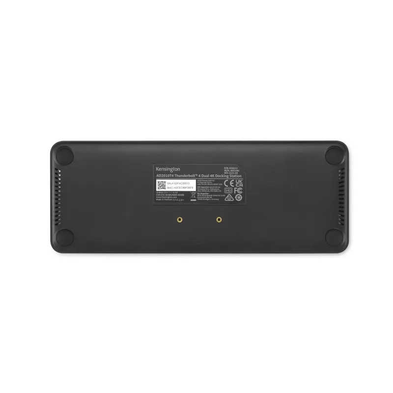 Estación de acoplamiento Kensington SD5760T Thunderbolt 4 Dual 4K con alimentación de 96W