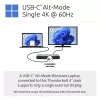 Estación de acoplamiento Kensington SD5760T Thunderbolt 4 Dual 4K con alimentación de 96W