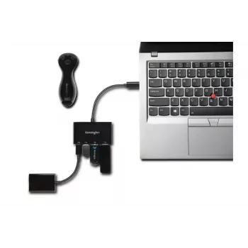 Hub Kensington CH1000 USB-C de 4 puertos