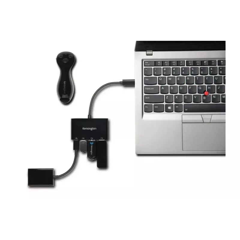 Hub Kensington CH1000 USB-C de 4 puertos