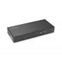 Estación de acoplamiento Kensington SD4781P EQ USB-C y USB-A Dual 4K, con cable, USB 3.2 Gen 2 (3.1 Gen 2) Type-C, 100 W, 3,5 mm, 10,100,1000 Mbit/s, negro