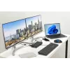 Estación de acoplamiento Kensington SD4781P EQ USB-C y USB-A Dual 4K, con cable, USB 3.2 Gen 2 (3.1 Gen 2) Type-C, 100 W, 3,5 mm, 10,100,1000 Mbit/s, negro