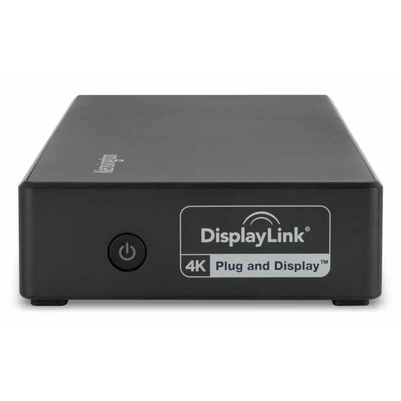 Estación de acoplamiento Kensington SD4781P EQ USB-C y USB-A Dual 4K, con cable, USB 3.2 Gen 2 (3.1 Gen 2) Type-C, 100 W, 3,5 mm, 10,100,1000 Mbit/s, negro