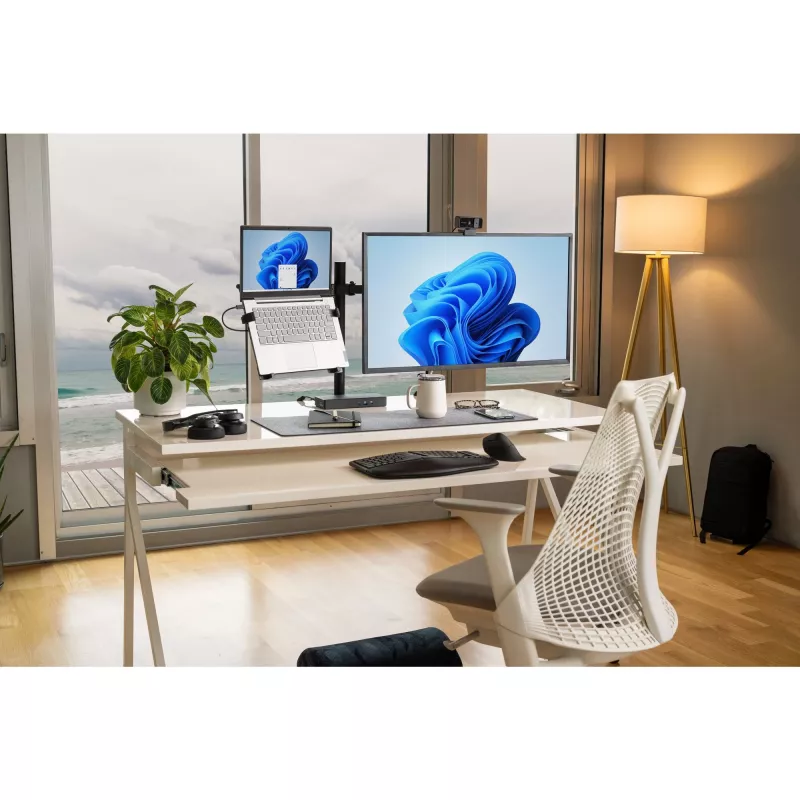 Estación de acoplamiento Kensington SD4781P EQ USB-C y USB-A Dual 4K, con cable, USB 3.2 Gen 2 (3.1 Gen 2) Type-C, 100 W, 3,5 mm, 10,100,1000 Mbit/s, negro