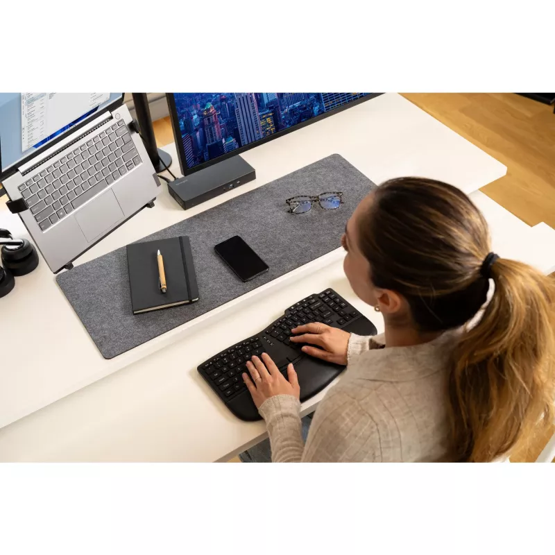 Estación de acoplamiento Kensington SD4781P EQ USB-C y USB-A Dual 4K, con cable, USB 3.2 Gen 2 (3.1 Gen 2) Type-C, 100 W, 3,5 mm, 10,100,1000 Mbit/s, negro