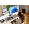 Estación de acoplamiento Kensington SD4781P EQ USB-C y USB-A Dual 4K, con cable, USB 3.2 Gen 2 (3.1 Gen 2) Type-C, 100 W, 3,5 mm, 10,100,1000 Mbit/s, negro