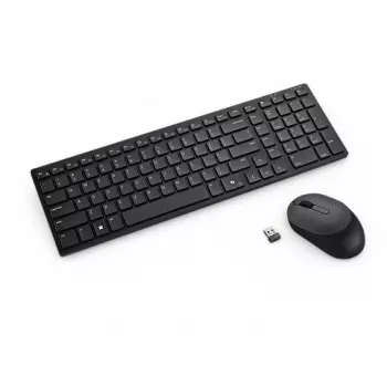 Conjunto de teclado y ratón DELL KM555 Universal RF Wireless + Bluetooth QWERTZ Alemán Negro