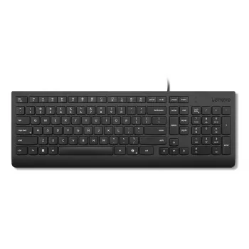 Teclado Lenovo 4Y41R64647 Hogar/Oficina USB Alemán Negro