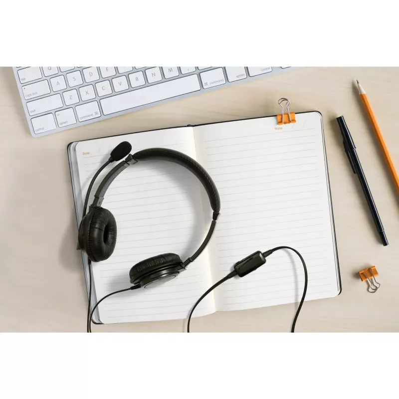 Auriculares con micrófono Kensington Classic USB-A con control de volumen