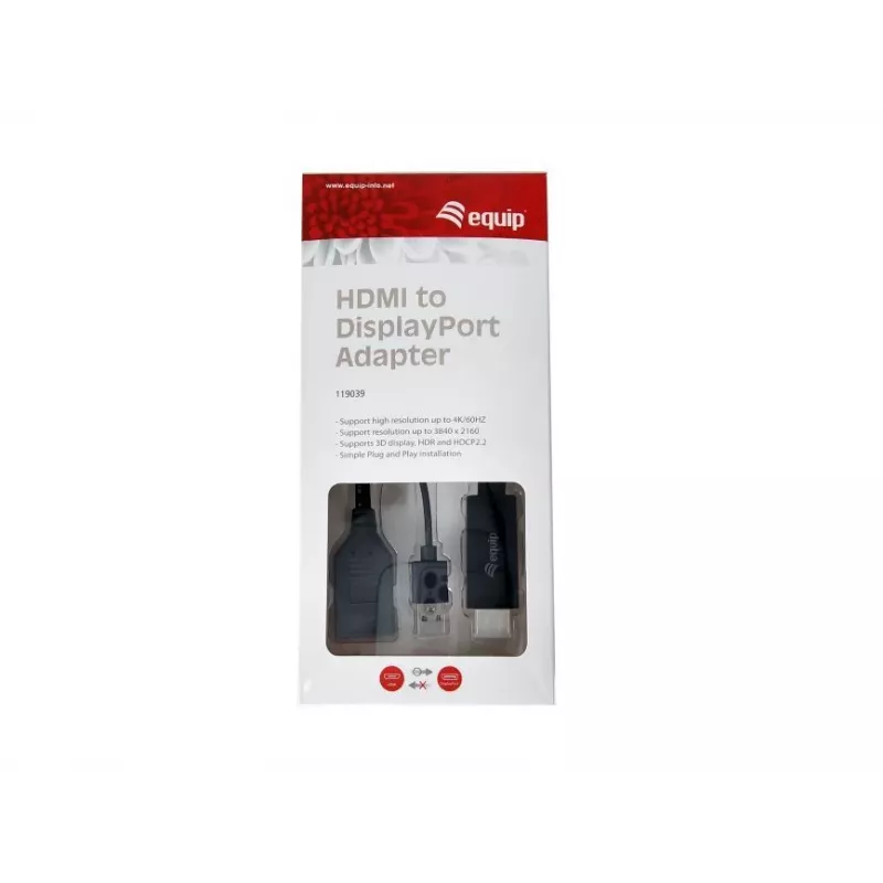 Adaptador HDMI a DisplayPort Equip 119039