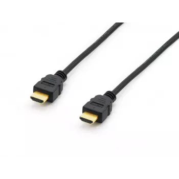 Equip cable HDMI 1.4, 1,8 m, 4K/30Hz, 20 uds./pack, 1,8 m, HDMI Type-A (estándar), HDMI Type-A (estándar), 3D, Audio Return Channel (ARC), negro