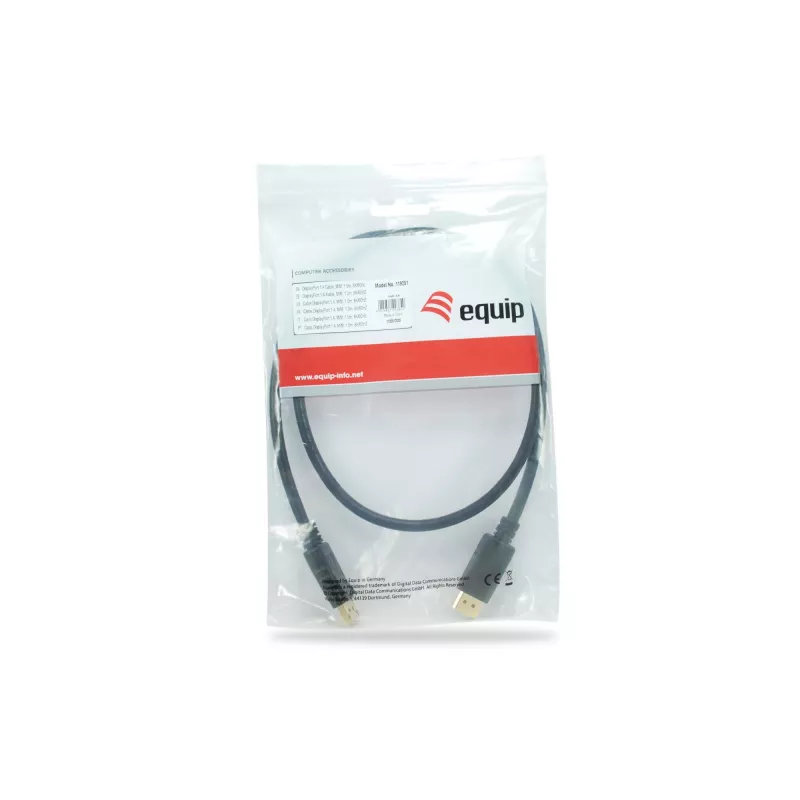 Equip cable DisplayPort 1.4, 1 m