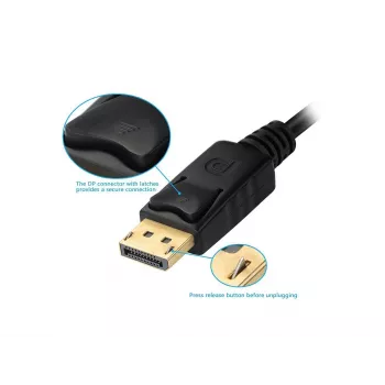 Adaptador DisplayPort a VGA HDMI DVI Equip 133441