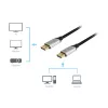 Equip cable DisplayPort 1.4 Premium, 2 m, 2 m, DisplayPort, DisplayPort, conector macho, conector macho, 7680 x 4320 píxeles