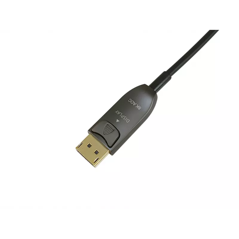Equip cable óptico activo DisplayPort 1.4, 50 m, 8K/60Hz, 50 m, DisplayPort, DisplayPort, conector macho, conector macho, 7680 x 4320 píxeles